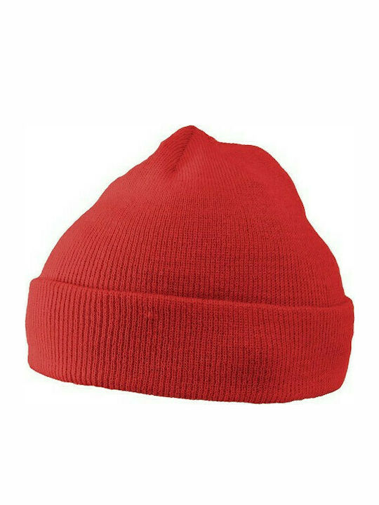 Atlantis 863 Wind Knitted Beanie Cap Red