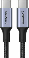 Ugreen Braided USB 2.0 Cable USB-C male - USB-C male Γκρι 1.5m (70428)