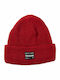 Reformed Beanie Ανδρικός Σκούφος Πλεκτός σε Κόκκινο χρώμα