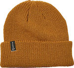 Fox Machinist Knitted Beanie Cap Brown