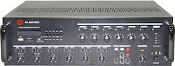 Show PS-4806 Integrated Commercial Amplifier 6 Zone 80W/100V Equipped with USB/FM Black