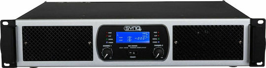 Synq SE-3000 Τελικός Ενισχυτής PA 2 Καναλιών 1500W/4Ω 1000W/8Ω με Σύστημα Ψύξης