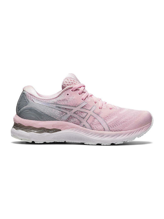 Gel-Nimbus 23 Damen Sportschuhe Laufen Pink Salt / Pure Silver