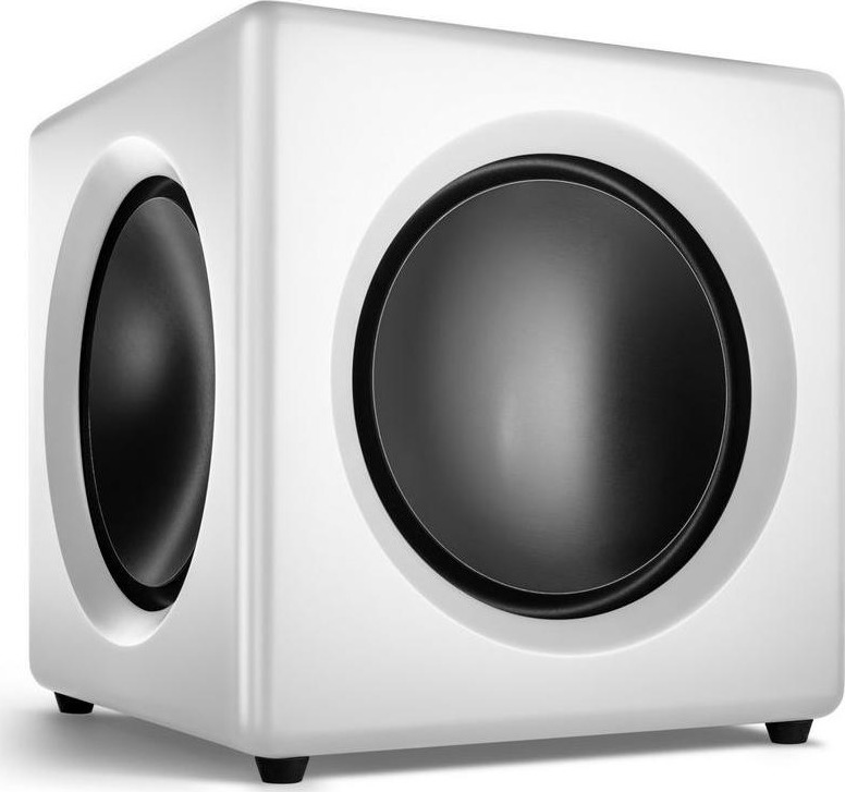 Wavemaster Fusion Αυτοενισχυόμενο Subwoofer με Ηχείο 8" 125W Λευκό