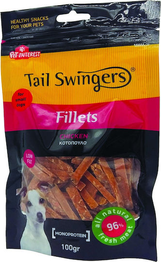 Pet Interest Tail Swingers Fillets Λιχουδιά Σκύλου Μικρόσωμων Φυλών με Κοτόπουλο 100gr