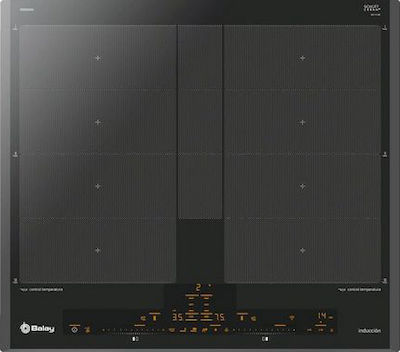 Balay 3EB960AV Autonomous Cooktop with Induction Burners and Locking Function 59.2x60cm