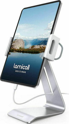 Lamicall DT03 Βάση Tablet Γραφείου έως 13" σε Ασημί χρώμα