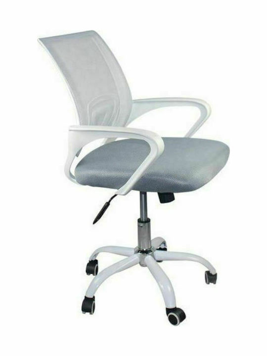 Καρέκλα Γραφείου με Ανάκλιση BF2101-SW Άσπρο / ...
