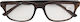 4teen4ty 40477 Unisex Reading Glasses +3.50 Brown