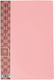 Sunfull Clipboard Flexible with 40 plastic sleeves Slides for Paper A4 Pink 1pcs