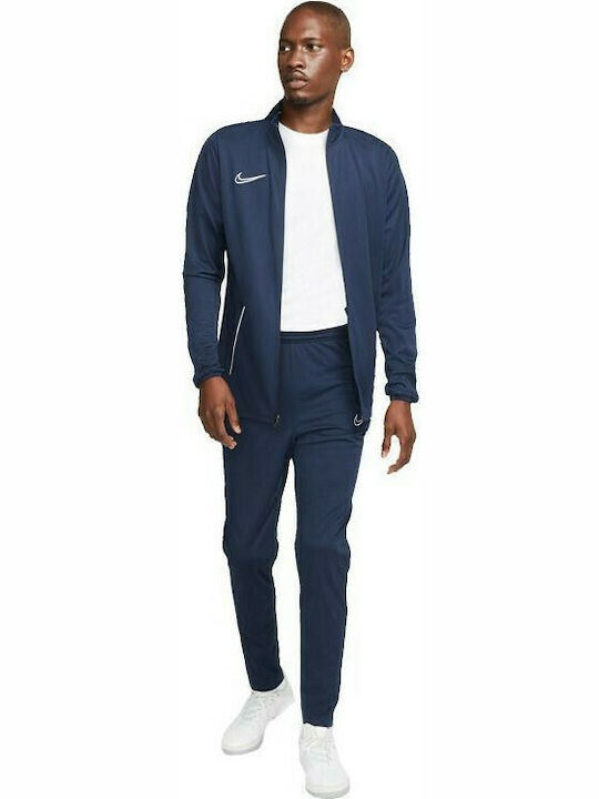 Academy 21 Football Tracksuit Dri-Fit Glossy without Elastic Blue
