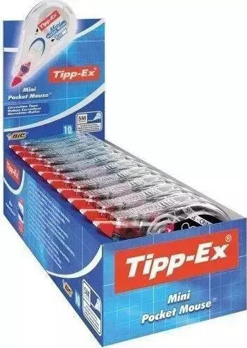 Tipp-ex Mini Pocket Mouse Bandă Corectoare (Diverse modele/culori) 10buc
