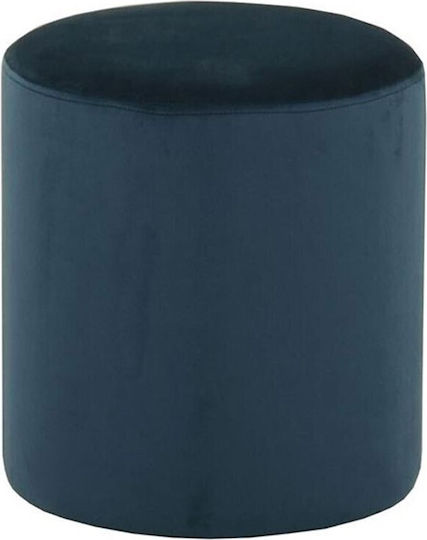 Табуретка Дневна стая Облечено с кадифе Cylinder Синьо 35x35x38бр