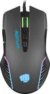 Natec Fury Hustler RGB Gaming Mouse 4800 DPI Black