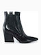 Kendall + Kylie Finigan Leather Women's Ankle Boots with Medium Heel Black KKS.CNT.080.061