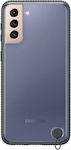 Samsung Clear Protective Umschlag Rückseite Silikon Schwarz (Galaxy S21+ 5G) EF-GG996CBEGWW