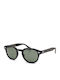 Moscot Lemtosh Unisex Sunglasses with Black Plastic Frame and Black Lens MO-LEMTOSH-BLK/G15
