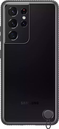 Samsung Clear Protective Back Cover Silicon 1.4mm Negru (Galaxy S21 Ultra 5G)