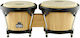 Nino Percussion Wood Bongo 6 1/2" & 7 1/2" Blac...