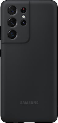 Samsung Silicone Cover Μαύρο (Galaxy S21 Ultra 5G)