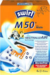 Swirl M50 NeutralizAir Σακούλες Σκούπας 4τμχ Συμβατή με Σκούπα Miele