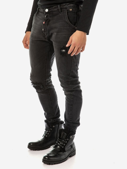 19501-394-1300 Herren Jeanshosen Regulär Fit Schwarz