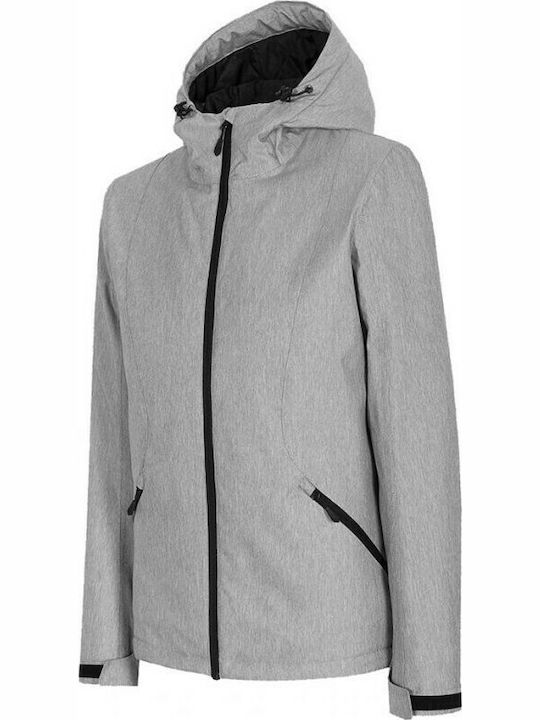 Outhorn HOZ20-KUDN600-27M Γυναικείο Μπουφάν για Σκι & Snowboard Γκρι