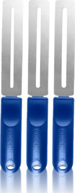 MusicNomad Grip Guards Saitenwerkzeug in Gray Farbe Premium Griffbrettschoner 3Stück