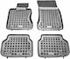 Rezaw Plast Set of Front and Rear Mats 4pcs Tray Type for BMW Series 7 2008-2015 Black