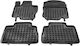 Rezaw Plast Set of Front and Rear Mats 4pcs Tray Type for Mercedes-Benz GLE 2019+ Black