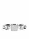 Michael Kors Damen Ring mit Zirkonia aus Silber