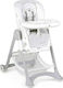 Cam Campione Foldable Highchair with Metal Frame & Fabric Seat 247