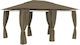 vidaXL Garden Freestanding Pavilion Taupe 4x3cm