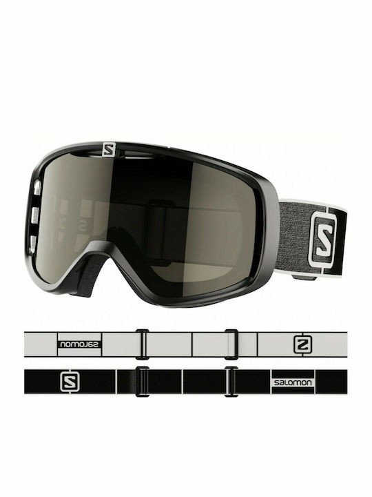 Salomon Aksium Μάσκα Σκι & Snowboard Ενηλίκων Μαύρη με Φακό σε Μαύρο Χρώμα Salomon Aksium Μάσκα Σκι & Snowboard Ενηλίκων Μαύρη με Φακό σε Μαύρο Χρώμα