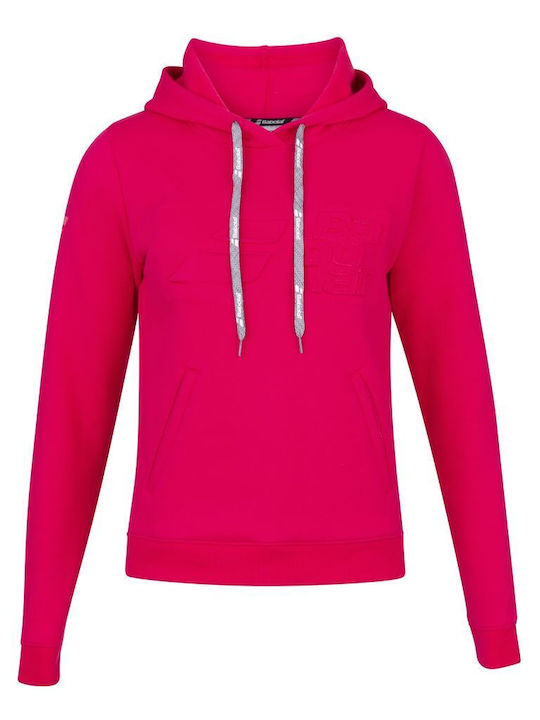 Babolat Exercise Women's Hooded Sweatshirt Fuchsia