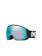 Oakley Flight Tracker Μάσκα Σκι & Snowboard Ενηλίκων Μαύρη με Φακό Καθρέπτη σε Μπλε Χρώμα