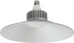 VK Lighting Φωτιστικό Καμπάνα LED 20W Naturweiß 1400lm E27 Silber Ø30.8xH16.5cm