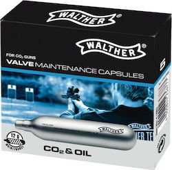 Walther Valve Maintenance Capsule Αμπούλες Cο2 Συντήρησης με Λάδι