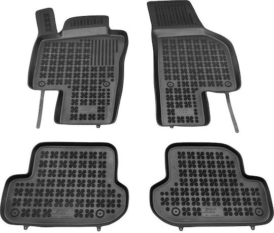 Rezaw Plast Set of Front and Rear Mats 4pcs Tray Type for Volkswagen Beetle (New) 2012+ Black
