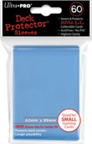 Ultra Pro Card Card Sleeves Japanese Size 60τμχ Light Blue