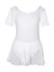 Godance Kids' Dancewear White Bodysuit
