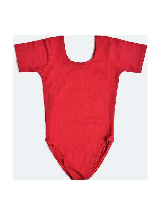 Godance Leotard Παιδικό Κορμάκι Χορού Κόκκινο