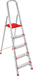 Veritas Leiter Aluminium mit 4+1 Stufen