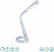 Globo Lighting Mitti LED Φωτιστικό Γραφείου σε Ασημί Χρώμα