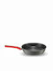 Pyramis Red Diamond Pan made of Stainless Steel with Non-Stick Coating Black 20cm