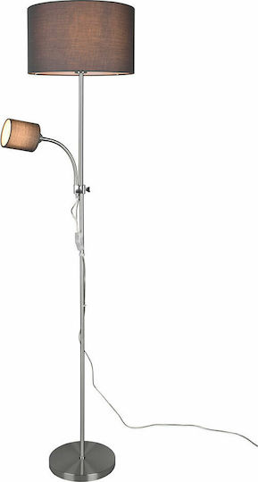 Trio Lighting Owen Floor Lamp H160xW36cm. with Socket for Bulb E27 Brown