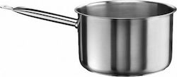 Matfer Stainless Sauce Pan Capacity 1.3lt with Diameter 12cm and Height 12cm.