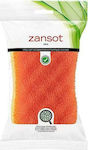 Zan Sot Κλασσικό Σφουγγάρι Μπάνιου κατά της Κυτταρίτιδας Μαλακό σε Πορτοκαλί Χρώμα 1τμχ