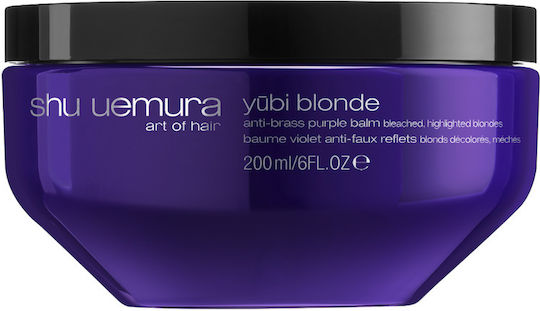 Shu Uemura Yubi Blonde Μάσκα Μαλλιών για Διατήρηση Χρώματος με Argan 200ml