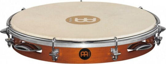 Meinl Ταμπουρίνο Traditional Wood Pandeiro 12" με Φυσικό Δέρμα